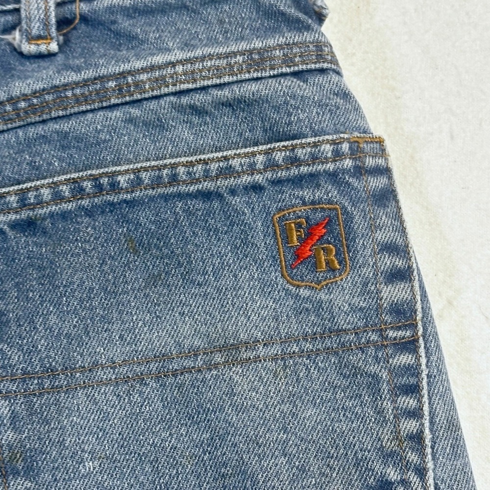 Riverside Protective Flame Resistant FR Work Jeans Men 38x32   Relaxed Denim‎